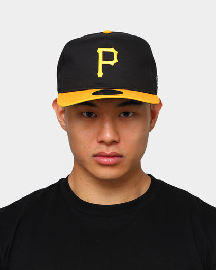 New Era Pittsburgh Pirates Old Golfer Snapback Black/Yellow