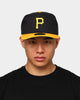 New Era Pittsburgh Pirates Old Golfer Snapback Black/Yellow