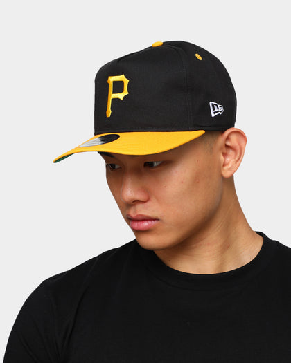 New Era Pittsburgh Pirates Old Golfer Snapback Black/Yellow