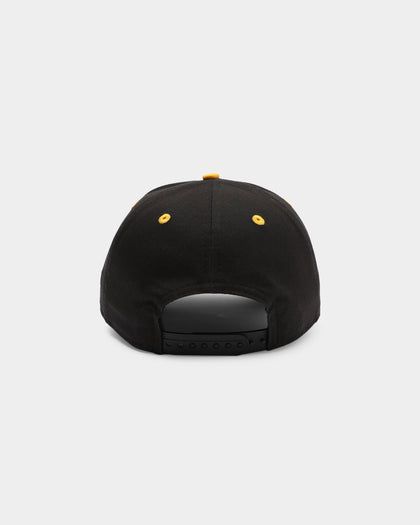 New Era Pittsburgh Pirates 2-Tone Script Old Golfer Snapback Black/Yellow
