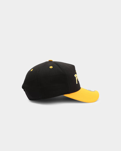 New Era Pittsburgh Pirates 2-Tone Script Old Golfer Snapback Black/Yellow
