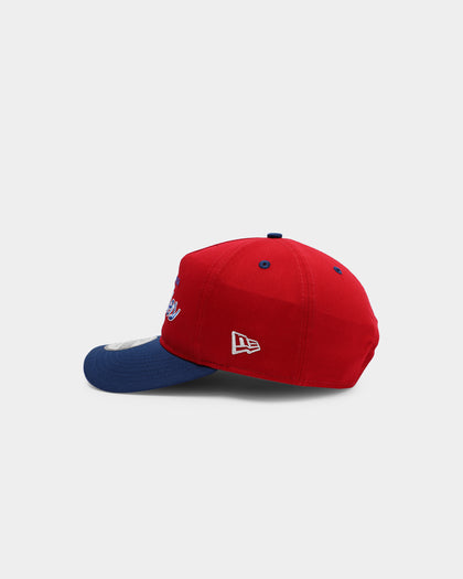 New Era Philadelphia Phillies 2-Tone Script Old Golfer Snapback Red/Blue