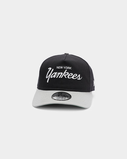 New Era New York Yankees 2-Tone Script Old Golfer Snapback Navy/Grey