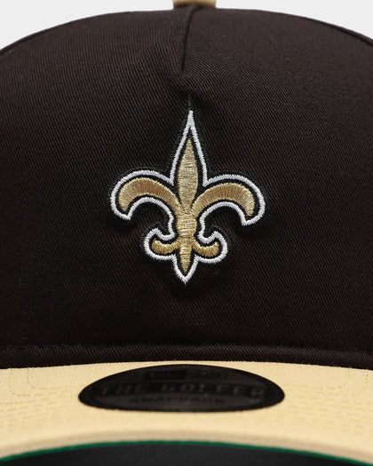 New Era New Orleans Saints Old Golfer Snapback Black/Gold