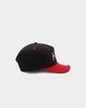 New Era Miami Heat 2-Tone Script Old Golfer Snapback Black/Maroon