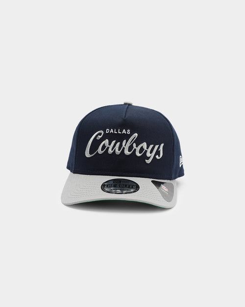 New Era Dallas Cowboys 2-Tone Script Old Golfer Snapback Navy/Grey