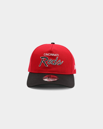New Era Cincinnati Reds 2-Tone Script Old Golfer Snapback Red/Black