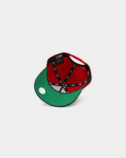 New Era Cincinnati Reds 2-Tone Script Old Golfer Snapback Red/Black