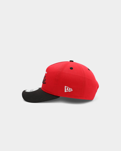 New Era Chicago Bulls 2-Tone Script Old Golfer Snapback Red/Black