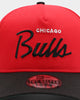 New Era Chicago Bulls 2-Tone Script Old Golfer Snapback Red/Black
