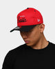 New Era Chicago Bulls 2-Tone Script Old Golfer Snapback Red/Black