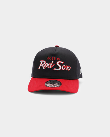 New Era Boston Red Sox 2-Tone Script Old Golfer Snapback Navy/Red