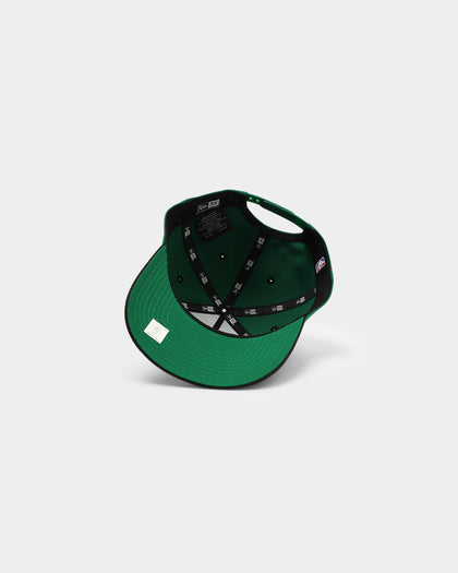 New Era Boston Celtics 2-Tone Script Old Golfer Snapback Green/Black