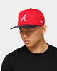 New Era Atlanta Braves Old Golfer Snapback Red/Navy