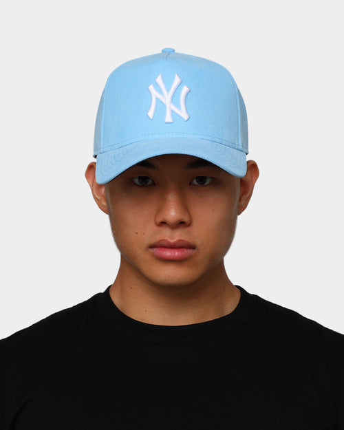 New Era New York Yankees Corduroy 9FORTY A-Frame Snapback Stone Blue