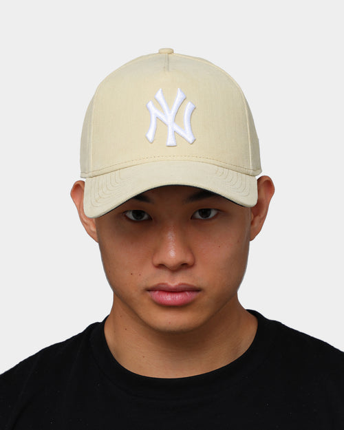 New Era New York Yankees Corduroy 9FORTY A-Frame Snapback Stone