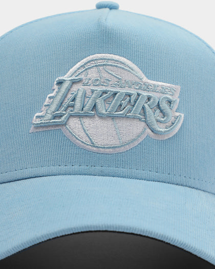 New Era Los Angeles Lakers Corduroy 9FORTY A-Frame Snapback Stone Blue