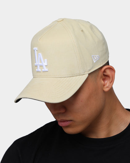 New Era Los Angeles Dodgers Corduroy 9FORTY A-Frame Snapback Stone