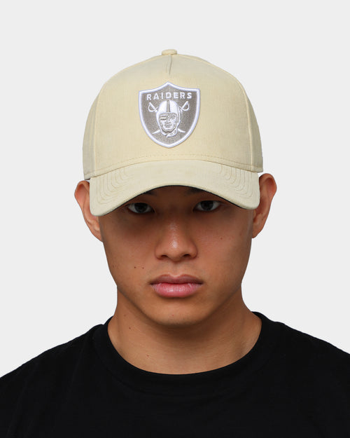 New Era Raiders Corduroy 9FORTY A-Frame Snapback Stone