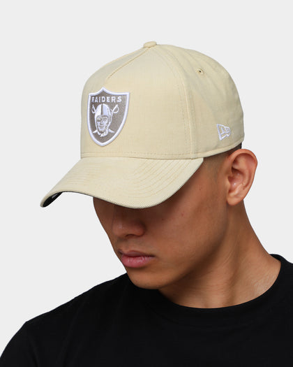 New Era Raiders Corduroy 9FORTY A-Frame Snapback Stone