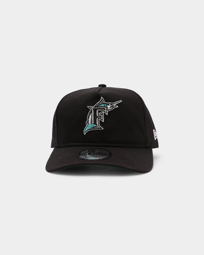 New Era Miami Marlins Cooperstown Old Golfer Snapback Black