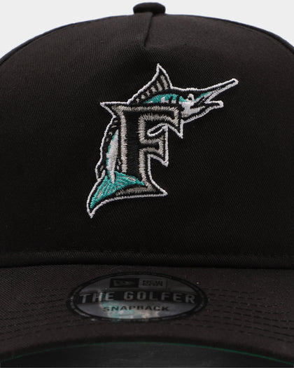 New Era Miami Marlins Cooperstown Old Golfer Snapback Black