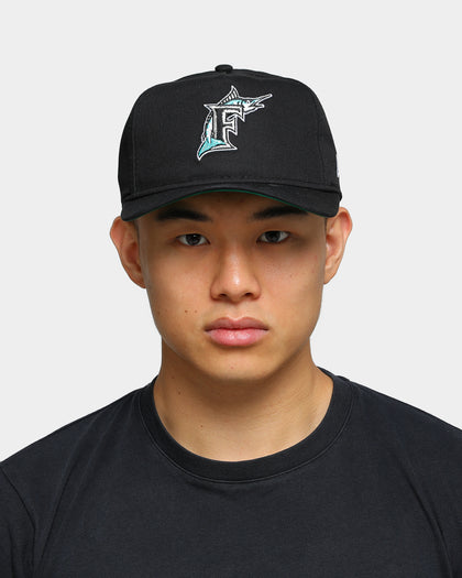 New Era Miami Marlins Cooperstown Old Golfer Snapback Black