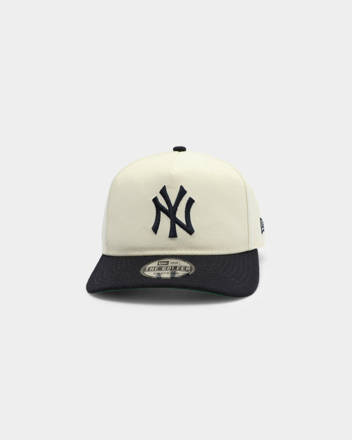New Era New York Yankees Old Golfer Snapback Off White