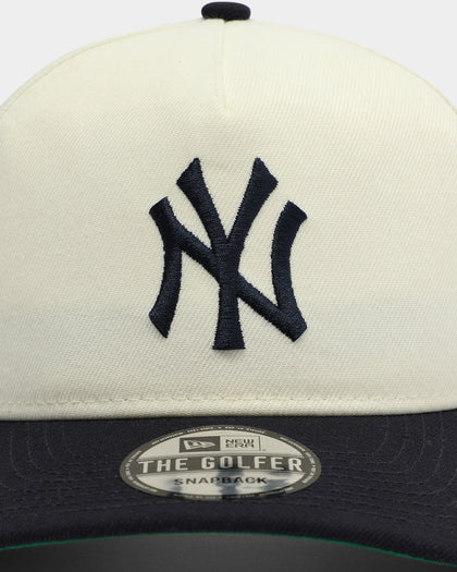 New Era New York Yankees Old Golfer Snapback Off White
