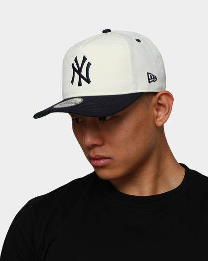 New Era New York Yankees Old Golfer Snapback Off White