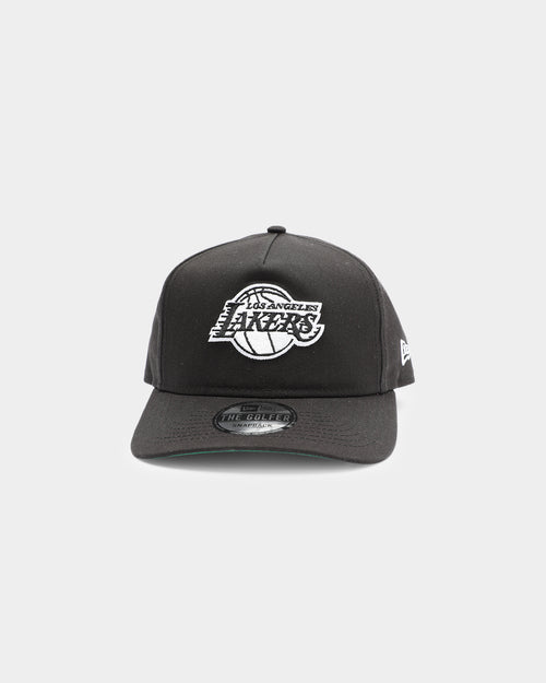 New Era Men's Los Angeles Lakers Old Golfer Snapback Black/White