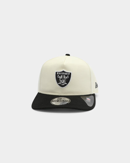New Era Raiders Old Golfer Snapback Off White