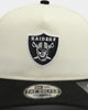New Era Raiders Old Golfer Snapback Off White