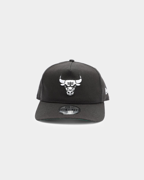 New Era Men's Chicago Bulls Old Golfer Snapback Black/White