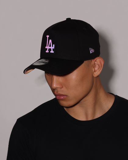 New Era Los Angeles Dodgers Black Rainbow 9FORTY A-Frame Snapback Black/Rainbow Reflective