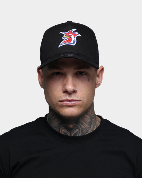 New Era Sydney Roosters 9FORTY A-Frame Snapback Black