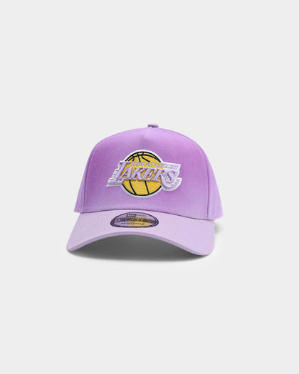 New Era Los Angeles Lakers "2 Tone" UV Activation 9FORTY A-Frame Snapback White/Purple