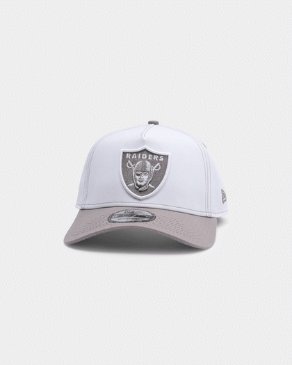 New Era Las Vegas Raiders "2 Tone" UV Activation 9FORTY A-Frame Snapback White/Light Black