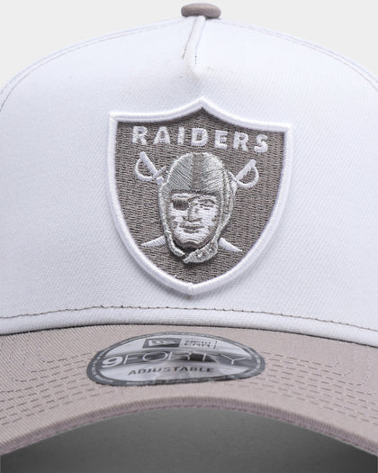 New Era Las Vegas Raiders "2 Tone" UV Activation 9FORTY A-Frame Snapback White/Light Black