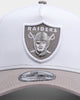 New Era Las Vegas Raiders "2 Tone" UV Activation 9FORTY A-Frame Snapback White/Light Black