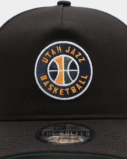New Era Utah Jazz Alternate Old Golfer Snapback Black