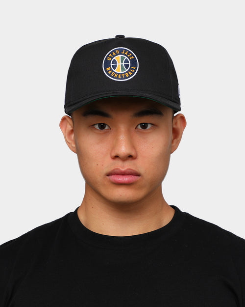 New Era Utah Jazz Alternate Old Golfer Snapback Black