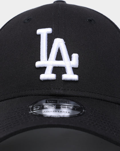 New Era Los Angeles Dodgers 9FORTY Cloth Strapback Black/White