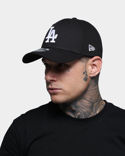 New Era Los Angeles Dodgers 9FORTY Cloth Strapback Black/White