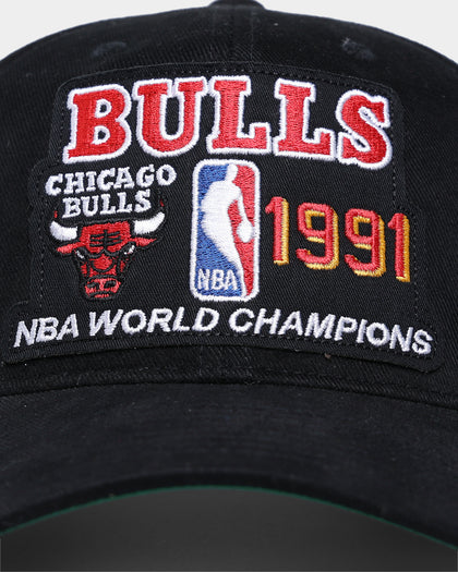 Mitchell & Ness Chicago Bulls '91 Champion Last Dance Deadstock Snapback Black