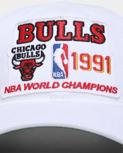 Mitchell & Ness Chicago Bulls '91 Champion Last Dance Deadstock Snapback White