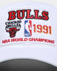 Mitchell & Ness Chicago Bulls '91 Champion Last Dance Deadstock Snapback White