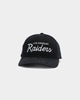 Mitchell & Ness Los Angeles Raiders Script Pro Crown Snapback Black