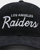 Mitchell & Ness Los Angeles Raiders Script Pro Crown Snapback Black
