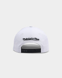 Mitchell & Ness Los Angeles Raiders Script Pro Crown Snapback White
